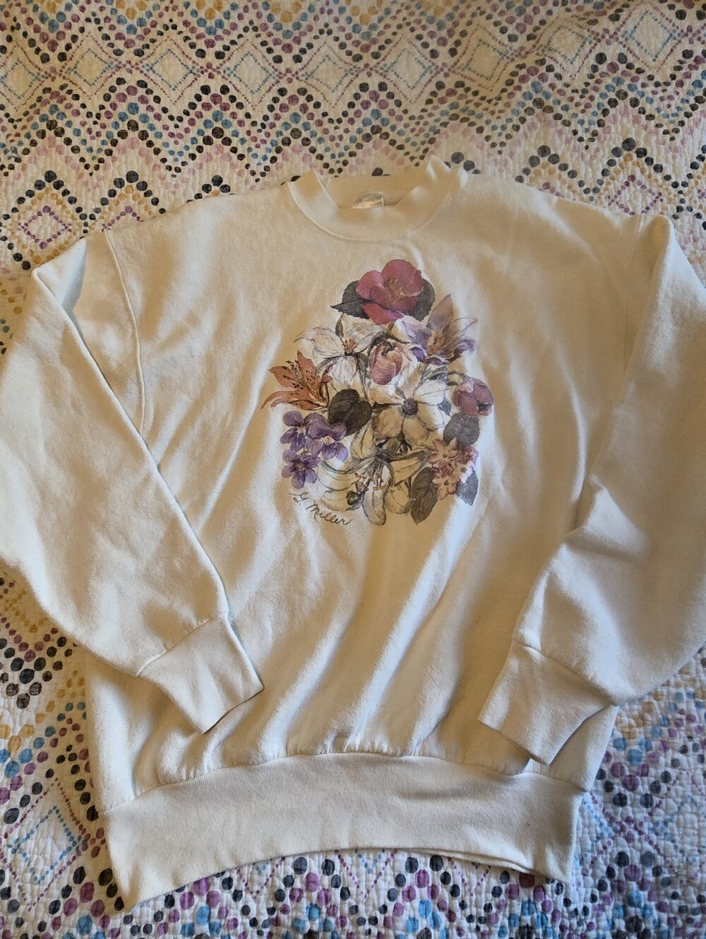 Vintage Fruit Of The Loom Womens Farmhouse Crewneck 90s